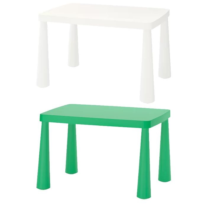 이케아 (현대Hmall) 이케아 MAMMUT 맘무트 어린이테이블 77x55cm 실내외겸용/유아테이블/아동책상