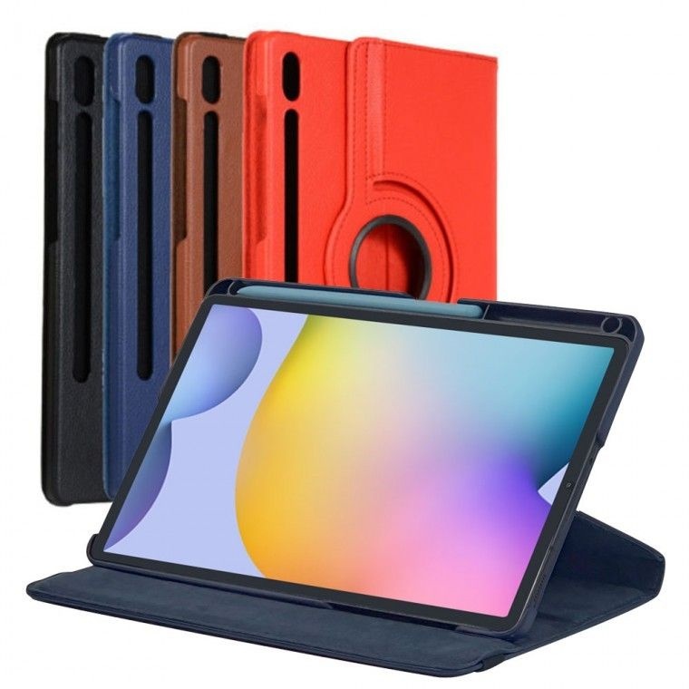 비즈모아코리아 아랑 갤럭시탭 S6 Lite 10.4 SM-P610 P615 터치펜수납 회전 스탠드 케이스