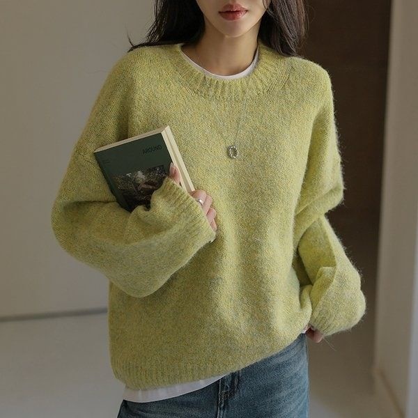 시크폭스 메리즈빌 알파카 캐시울 박스 니트 378239