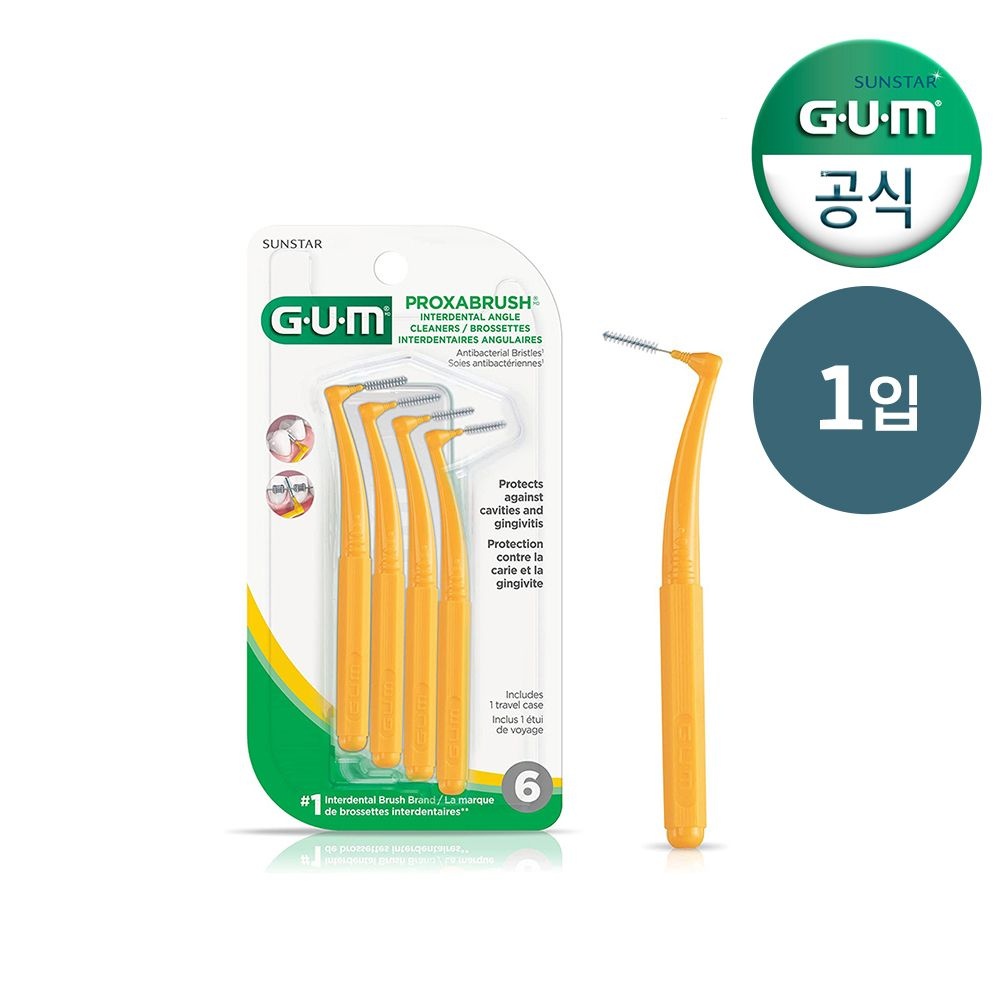 선스타검 GUM 검 고-비트윈스 앵글 클리너 (3012) 1개입