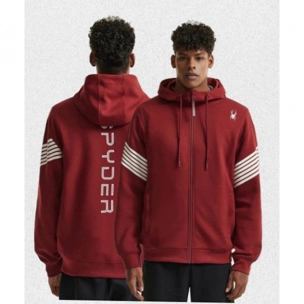 SPYDER <매장정품> 스파이더 SPYDER 공용 슬리브 프린트 후드 집업 자켓 SPHFCNFT302UDRD V2SDE 1409484