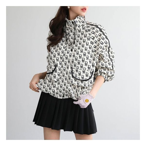 피핀 66615 골프and일상 로고패턴 하이넥 윈드러너 점퍼 141894