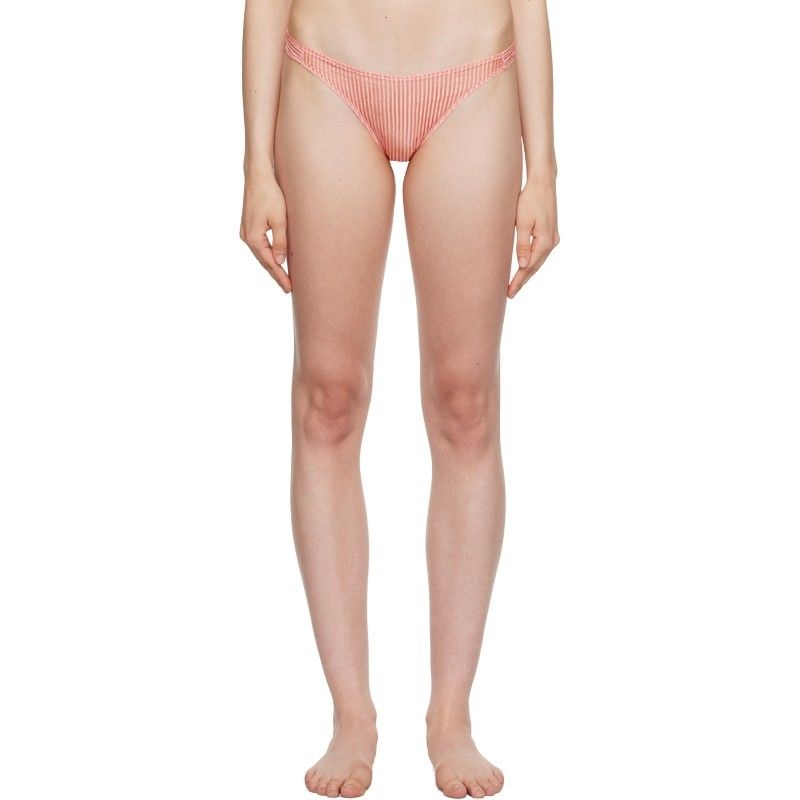 KIKI DE MONTPARNASSE 키키 드 몽파르나스 핑크 스트라이프 티팬티 231015F074002