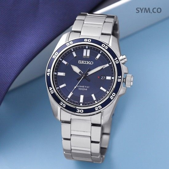 SKA783P1 키네틱 아날로그 쿼츠 정장캐쥬얼 남자 메탈 시계 d