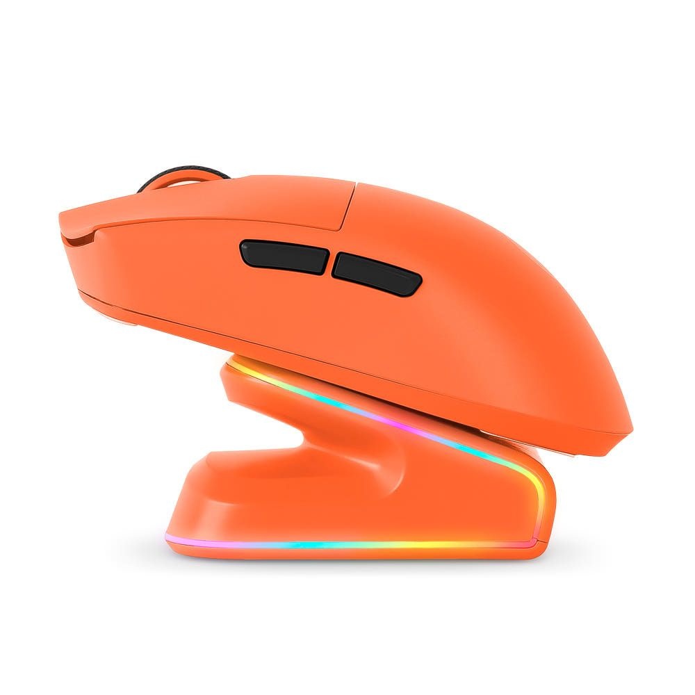 지클릭커 지클릭커 슈퍼히어로 OP99 MASTER 르캄프 게이밍 무선 마우스 오렌지 1년보증AS