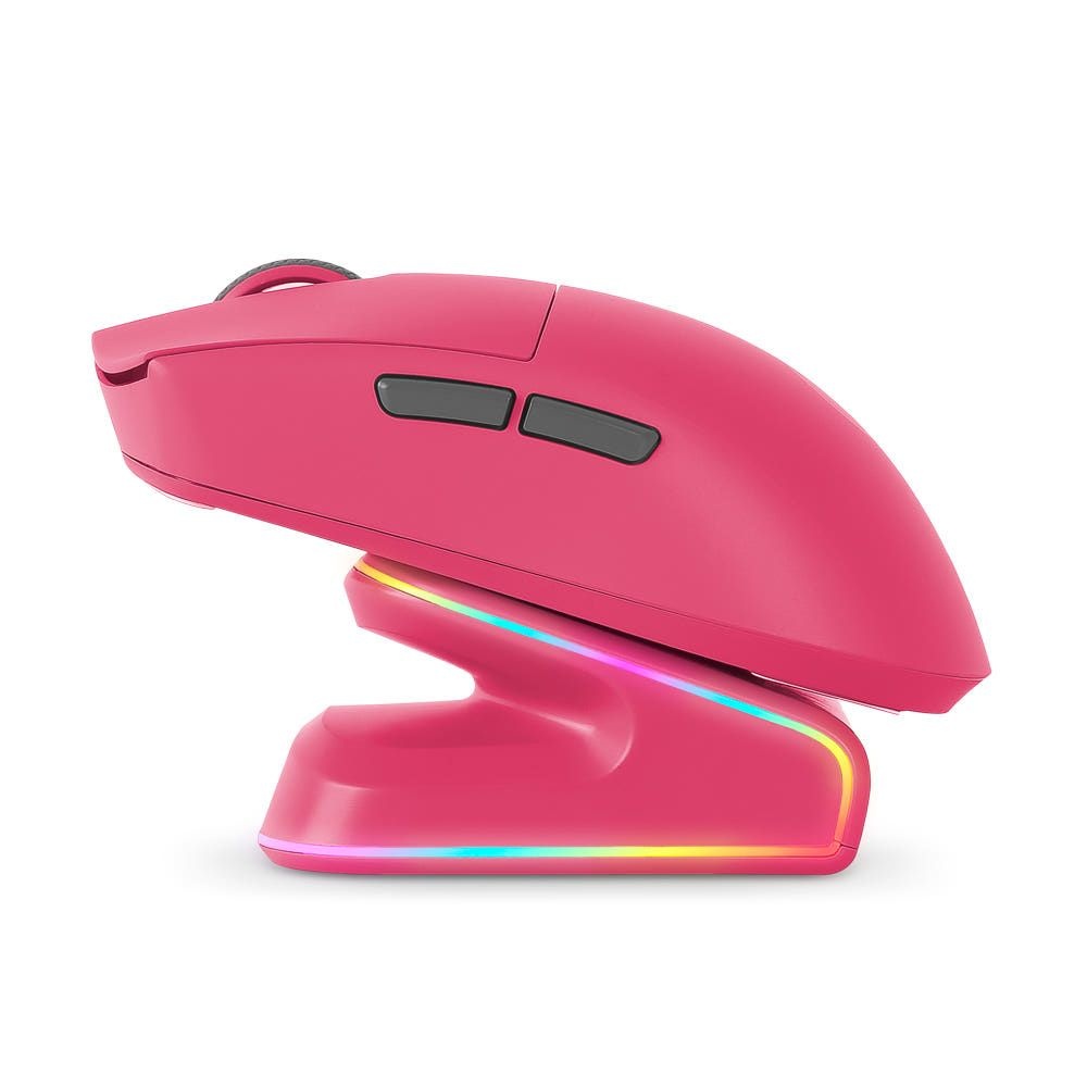 지클릭커 지클릭커 슈퍼히어로 OP99 MASTER 르캄프 게이밍 무선 마우스 핫핑크 1년보증AS