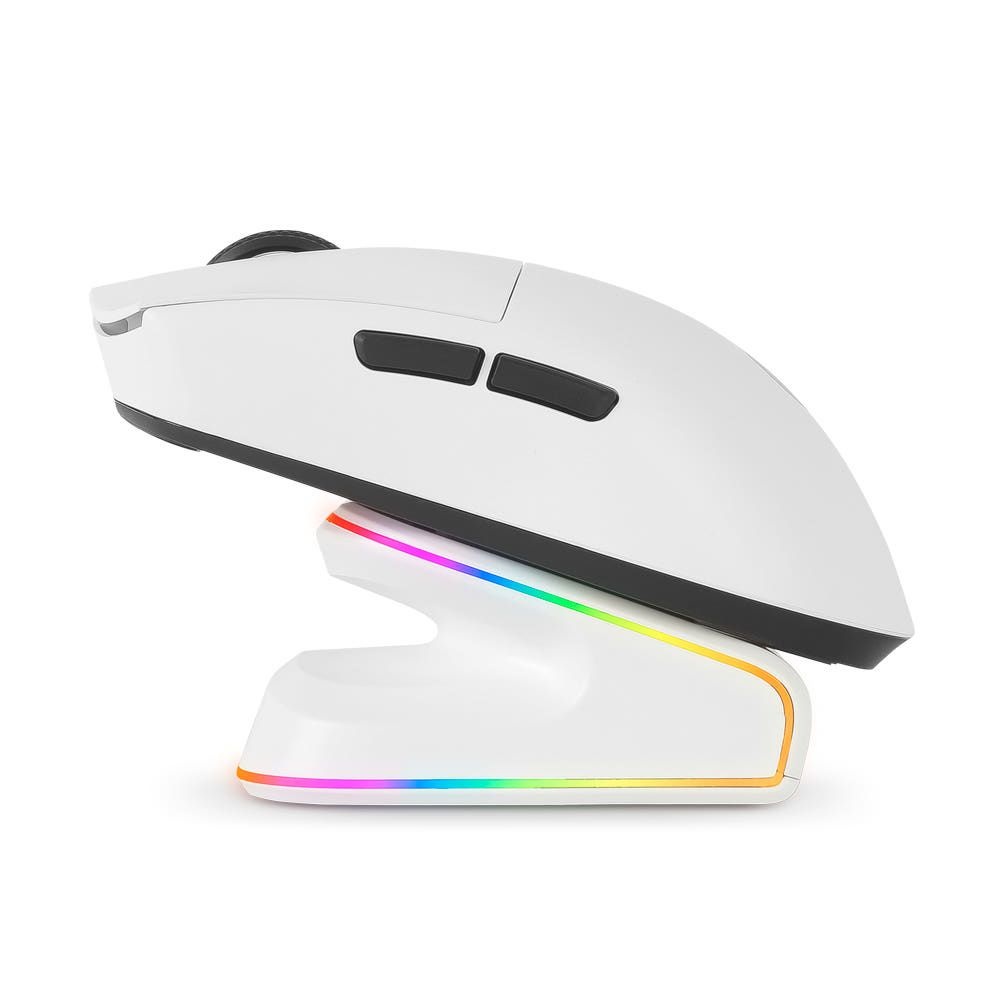 지클릭커 지클릭커 슈퍼히어로 OP99 MASTER 르캄프 게이밍 무선 마우스 화이트 1년보증AS