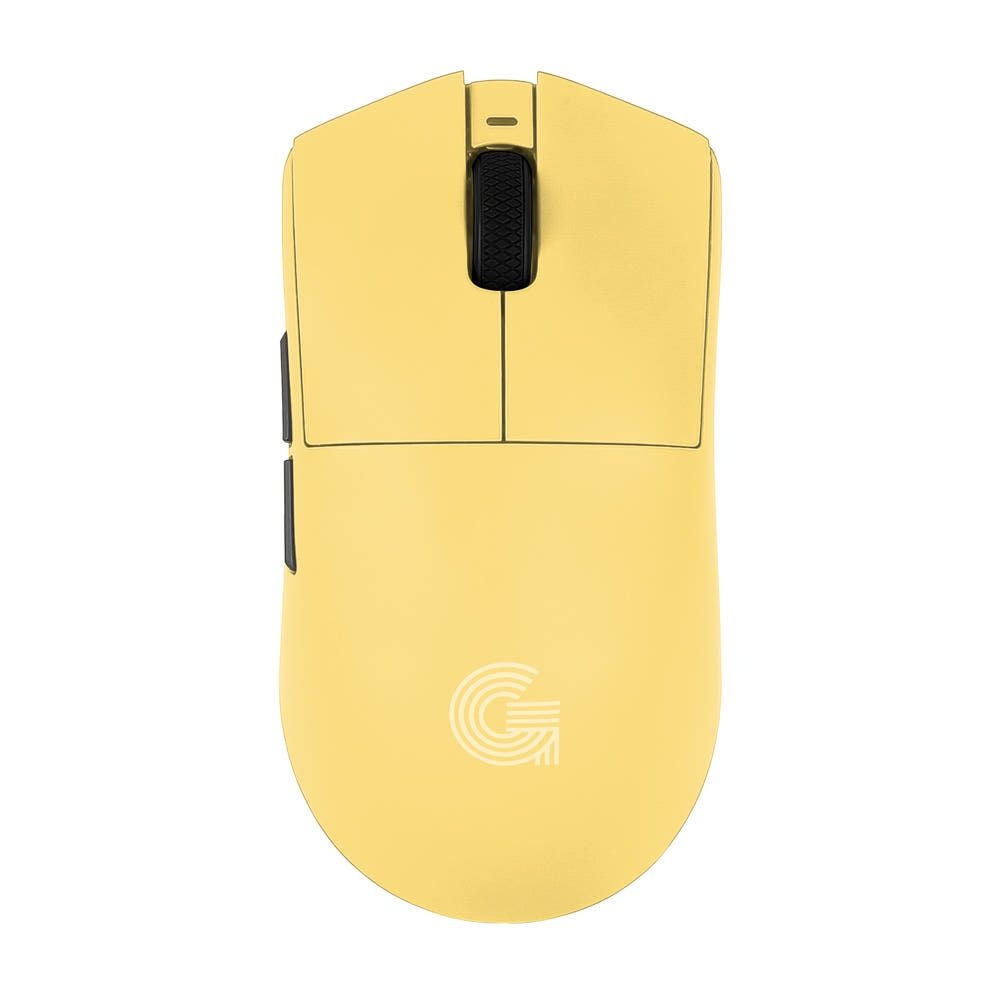 지클릭커 지클릭커 슈퍼히어로 OP99 르캄프 라이트 무선 게이밍 마우스 옐로우 1년보증AS