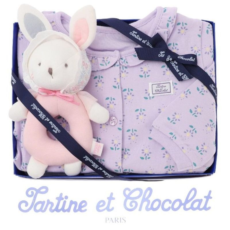 [갤러리아] (쇼콜라,임신,출산,백일,돌,조카,)라라내의+니니딸랑이 2종세트