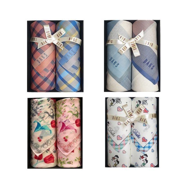 [국내백화점]  닥스 남녀 손수건세트 고객만족도높은 실제구매후기 검증상품 선물용 가성비