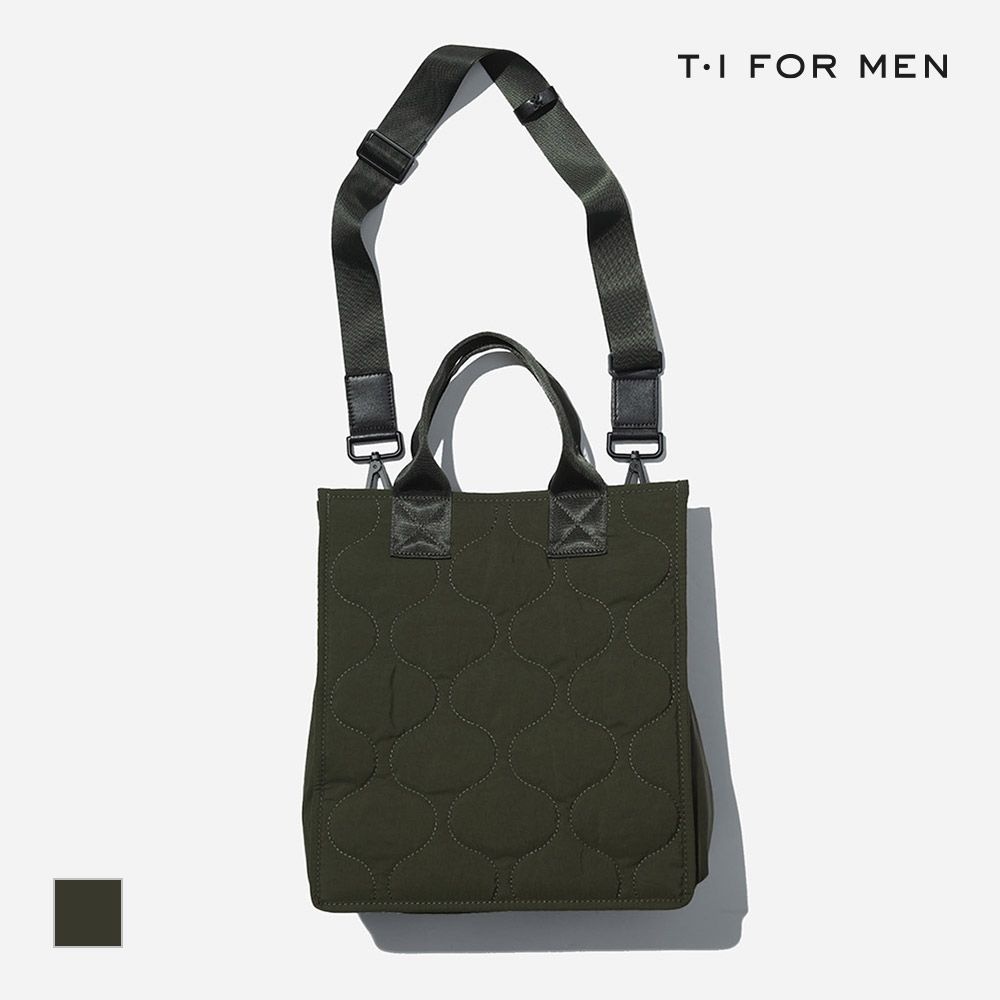[티아이포맨][T.I FORMEN] 퀼팅 스퀘어백_M239MBP002M : 롯데ON