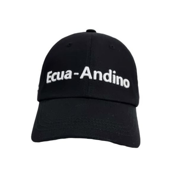 ECUA-ANDINO HATS ECUA-ANDINO HATS 에콴디노 볼캡(네임) 블랙 Ball Cap Black 389603 [매장상품]
