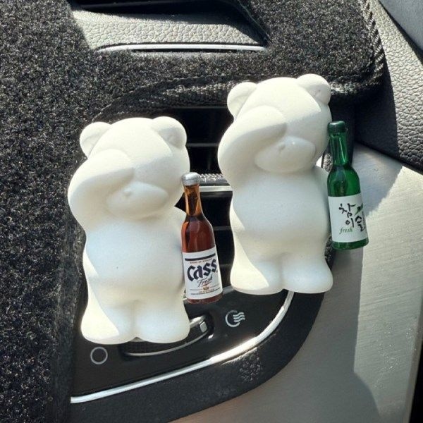 다다익싼 JM대박상점 방향제 디퓨저 취한곰 석고방향제 차량용 프리미엄 원료