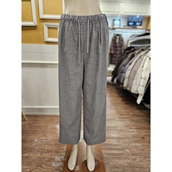 [셀러허브 1]BCBG 세이브존01 밴딩 턱 와이드 팬츠 B5DAP328A