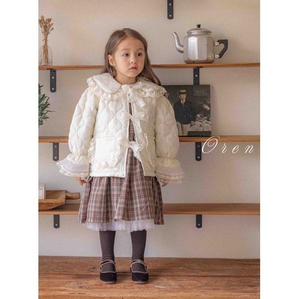 [보리보리]레니본 패딩점퍼