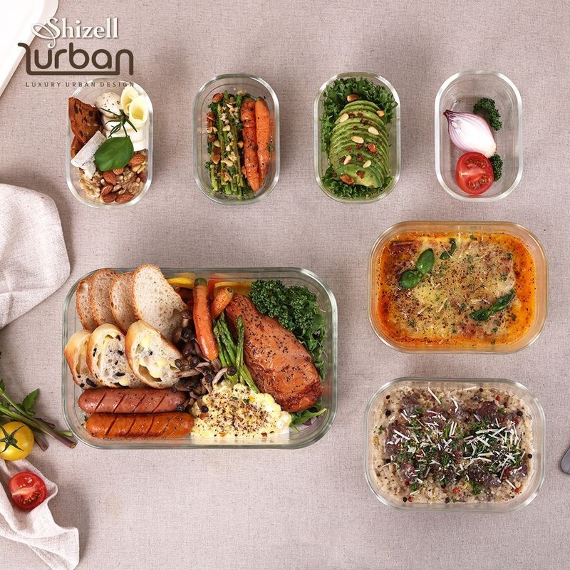 쉬젤 [핫Deal]쉬젤 러반 오븐 내열글라스 밧드 7종세트(직2500x1+930x2+370x4)