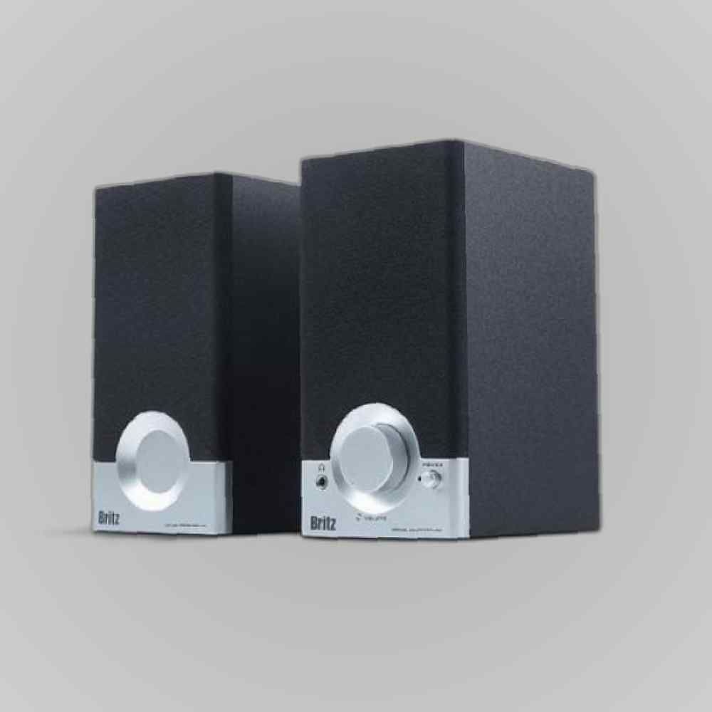 상세이미지참조 브리츠 스피커 BR-1000A 큐브블랙2 / 51838 / 2.0채널/USB
