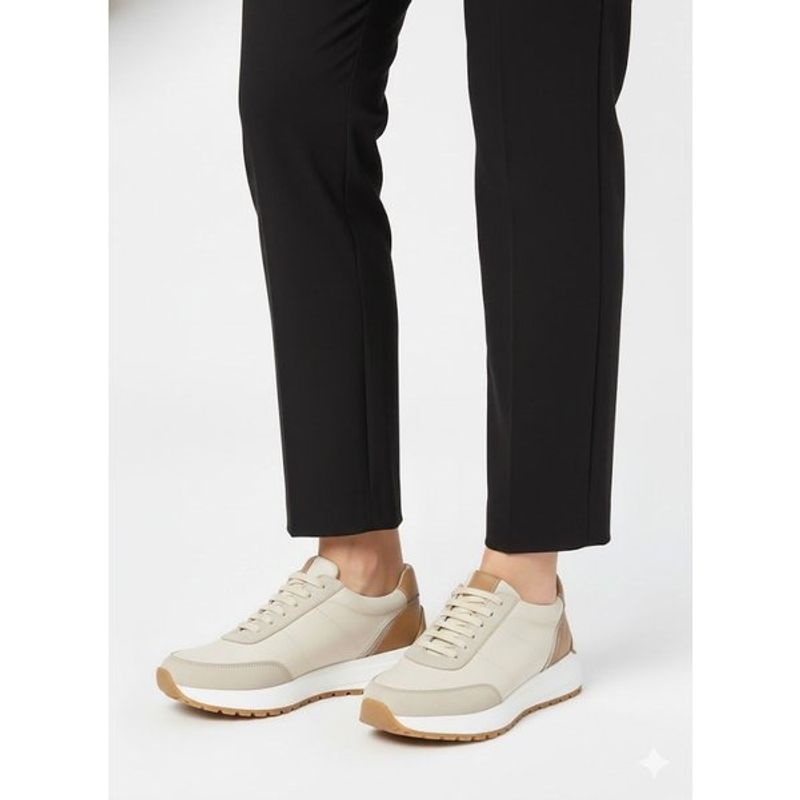 (주)에스디인터내셔날 [갤러리아] [닥스제화] 닥스 여성 부분 스웨이드 경량 밴딩 스니커즈 DLF323 DA35 (착샷O)