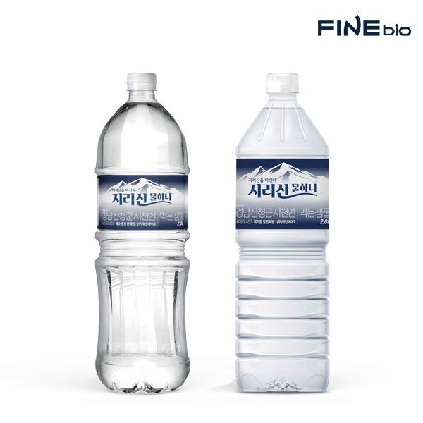 지리산 물하나 생수 2L 30병 유/무라벨 랜덤발송