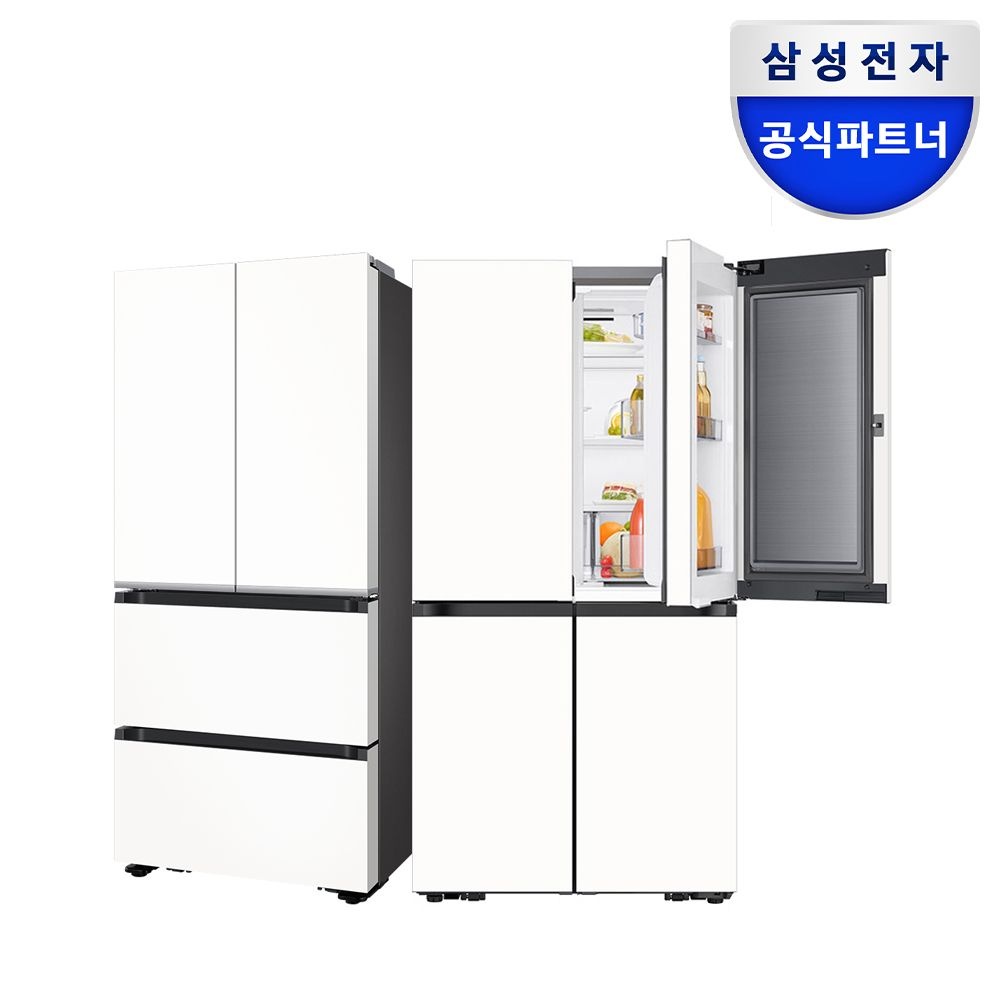 삼성전자 삼성전자 삼성 비스포크 AI 냉장고 김치냉장고 25년형 RM70F90M1ZD RK70F49M2ZD 에센셜 화이트