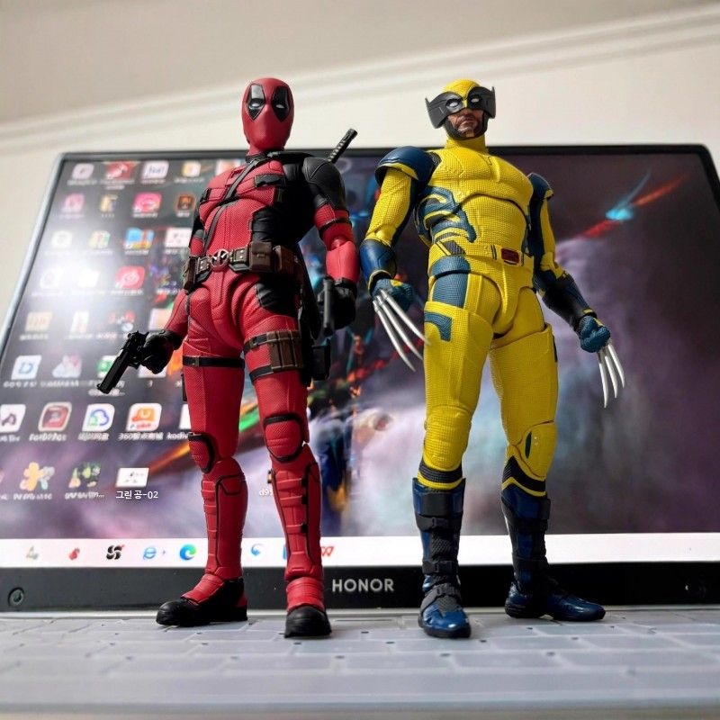 [해외] 마블 데드풀과 울버린 피규어 관절가동 액션 X맨 영화 키덜트 굿즈