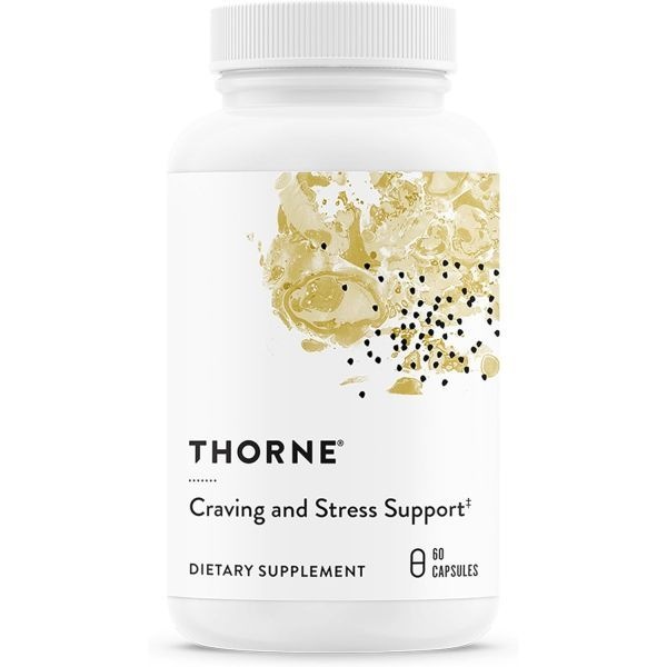 쏜리서치 Thorne - Craving and Stress Support - 5-MTHF, B Vitamins, Folate & Plant Extracts to Support Sleep, Cravings & Stress* - 30 Servings