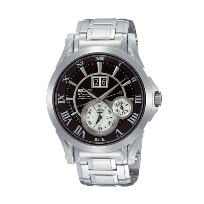 세이코 SNP021P1 프리미어 키네틱 퍼페츄얼 남성 메탈 시계