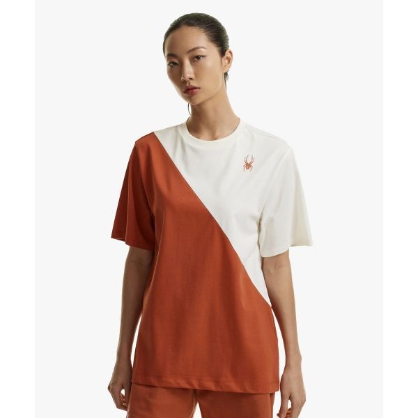 SPYDER <매장정품> SPYDER 스파이더 공용 컬러 블록 티셔츠 SPHMCNRS302UDRD 910033