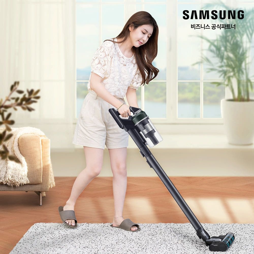 삼성전자 삼성 비스포크 무선 청소기 제트 210W 초경량 VS20C954AQN 우디그린 (소상공인제품)