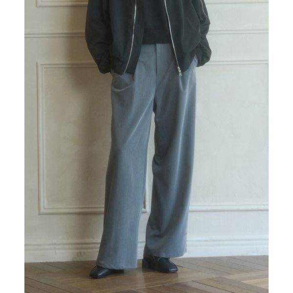 SALT AND CHOCOLATE 와이드 밴딩 슬랙스 그레이 4W241V002 323499