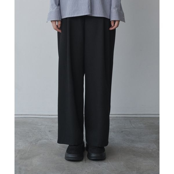 SALT AND CHOCOLATE 와이드 밴딩 슬랙스 블랙 4W241V002 323510