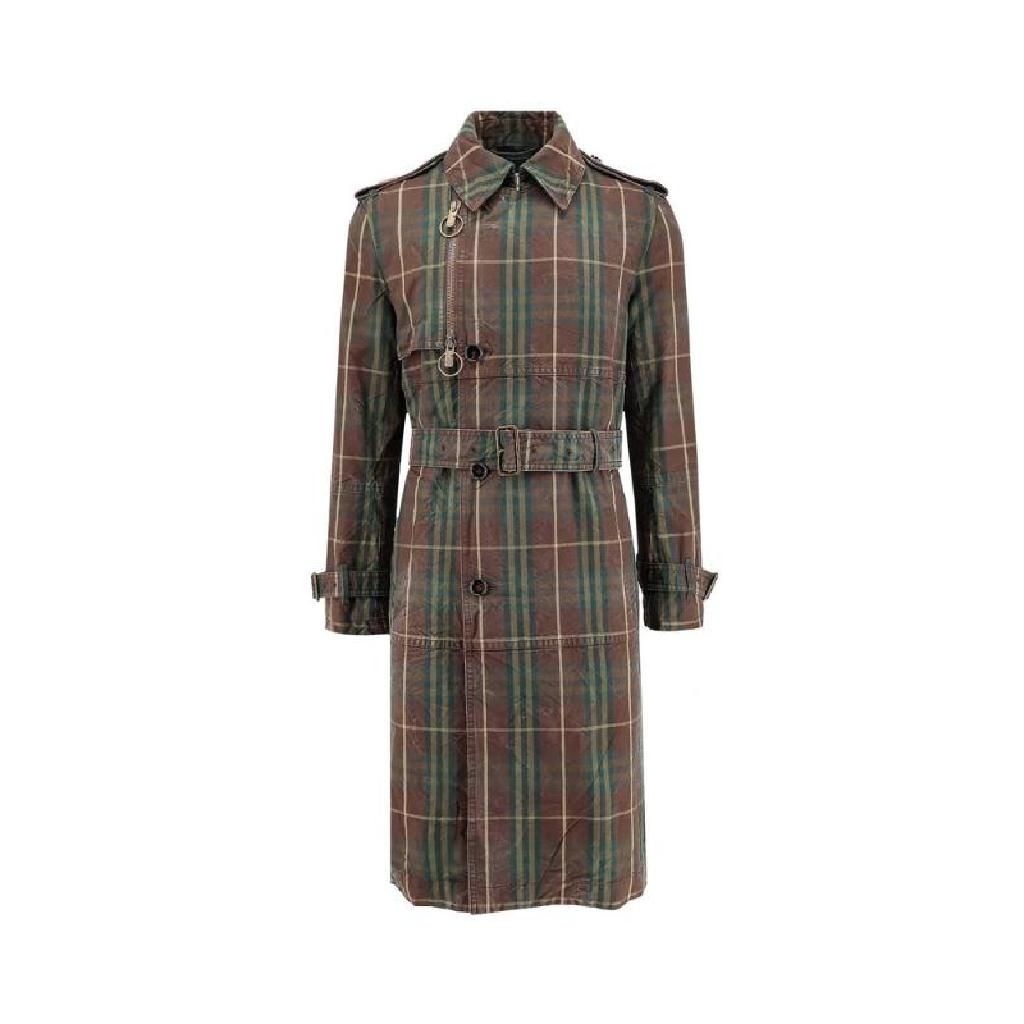 버버리 체크 벨티드 웨이스트 트렌치 코트 8098475 C1480 TP934823472