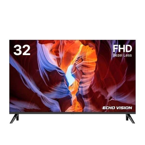 [에이치플러스몰] FHD 제로베젤 고객직접설치 32형 스탠드형 TV