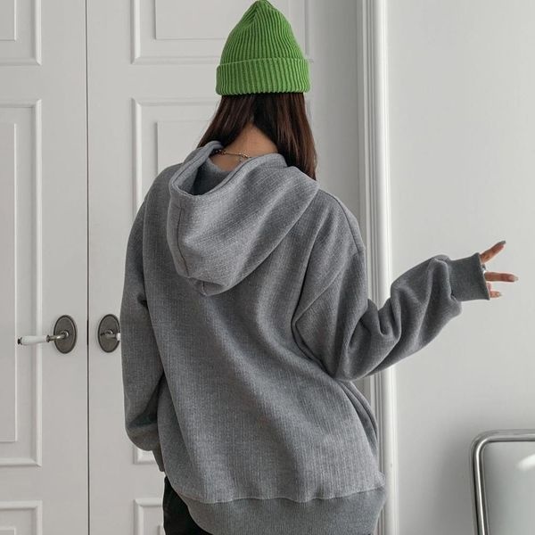 신상오픈런 [하프클럽]타슈어 데일리 캐주얼 여성 헨리넥 후디 티셔츠 버튼