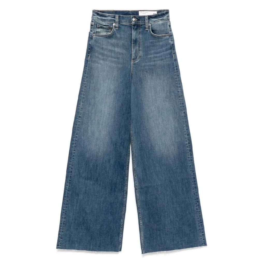 랙앤본 하이 라이즈 와이드 진 WDD24F2952FUWI TP444913295