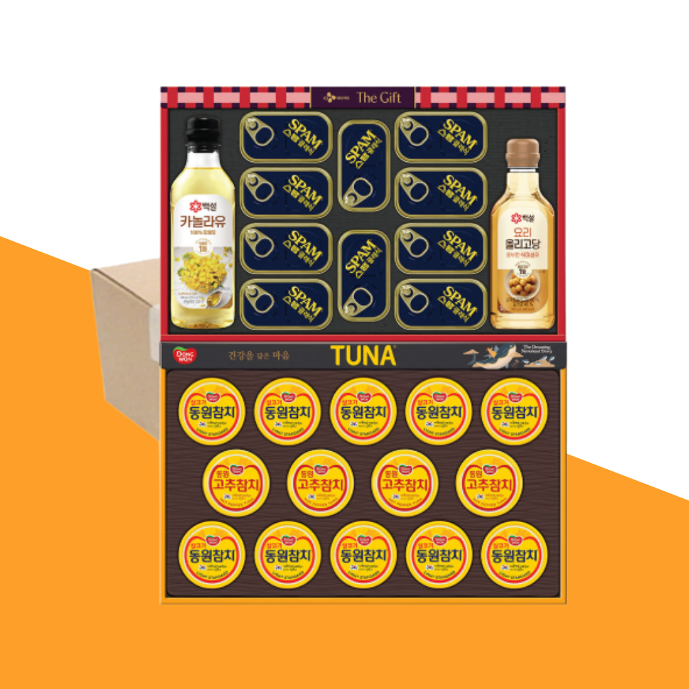 상세설명참조 CJ제일제당 스팸 특별한선택 ST호 + 동원F&B 참치 S14호 혼합 선물세트