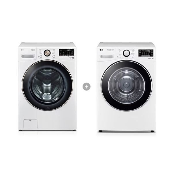LG전자 [LG전자]LG 세탁기 + 건조기 F21WDLP-9WW 무료배송