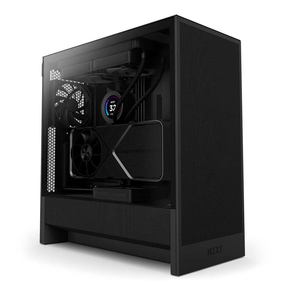 NZXT NZXT (현대Hmall) NZXT H5 Flow V2 컴팩트 미드 타워 ATX 에어플로우 PC 케이스 (블랙)