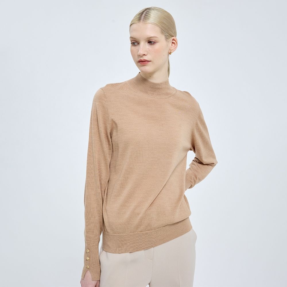 DECO 슬릿 버튼 니트-P4G12KPO110