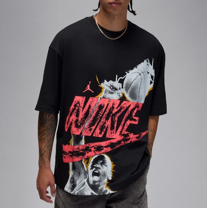 나이키 조던 레트로 M 오버사이즈 티셔츠 BE3 HQ9093 010