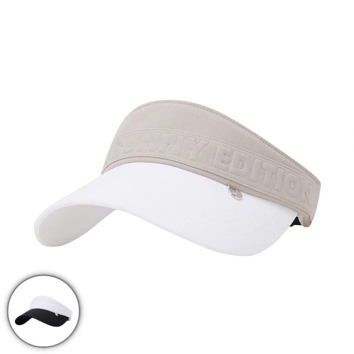 마스터바니에디션  입체 로고 밴딩 썬바이저 421F1CP102