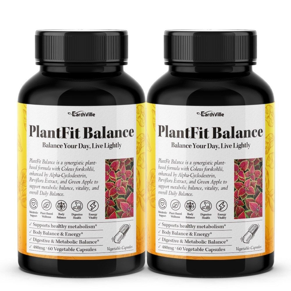 HQ Natrual Ingredients [해외] 어스빌 2통 어스빌 콜레우스포스콜리 알파CD 파비플로라 풋사과 추출물 120베지캡슐