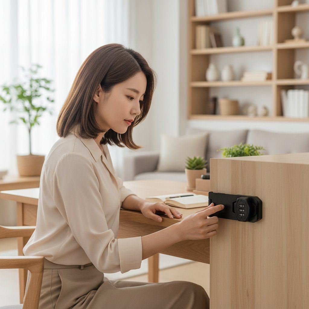 미래생활 헬스장 독서실 도어락 보관함 보안 도난방지 잠금장치 비밀번호