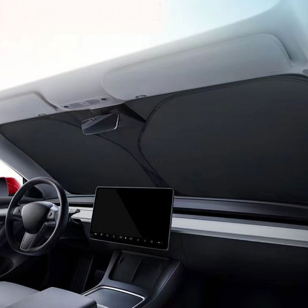 몽블르  팝업 차량용 앞유리 햇빛가리개 메로리 메탈 프레임