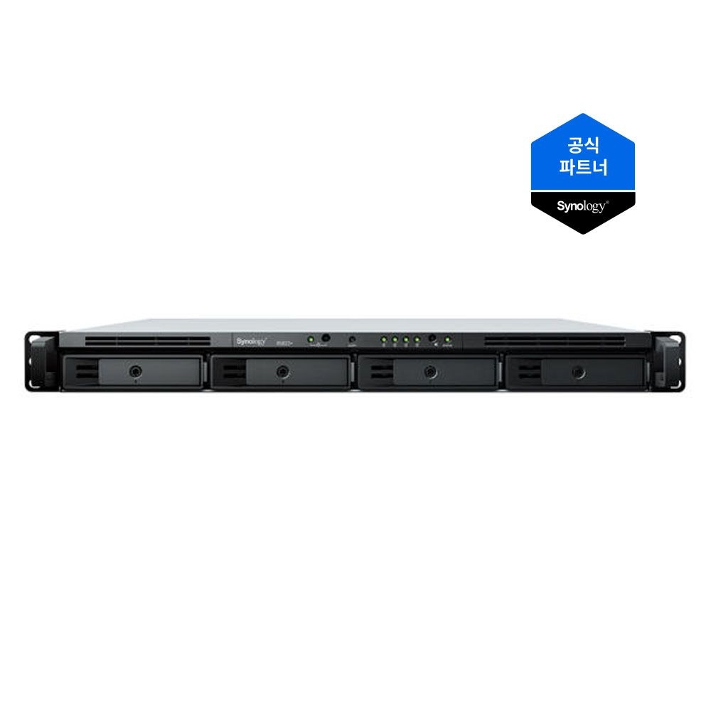 시놀로지 RS822RP+ 4베이 렉타입 NAS 스토리지 24TB [6TBX4EA] HAT3300 HDD (초기 및 모든설정 무료원격지원) 공식인증