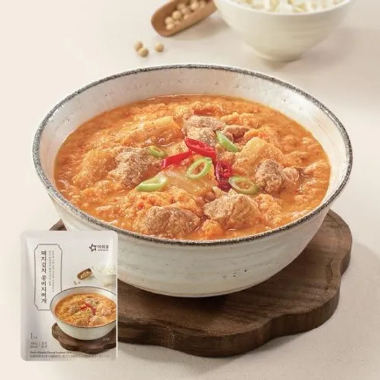 [아워홈] 칼칼한 돼지김치찌개 300g x 5/12 팩