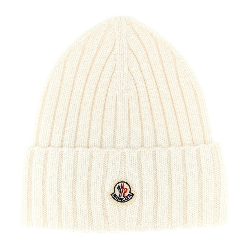 MONCLER 몽클레르 몽클레어 로고 패치 리브 니트 비니 L10933B00036A9327 030