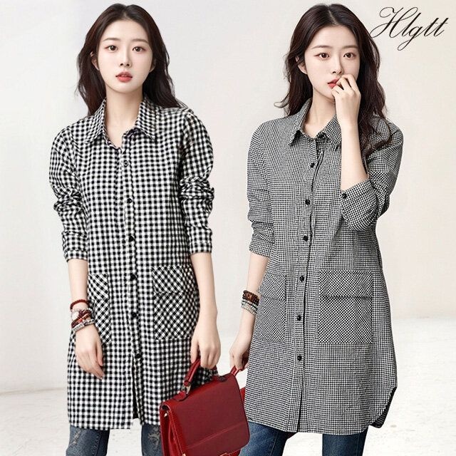 헬리꽁땡 [헬리꽁땡]듀오체크포켓미디셔츠2종