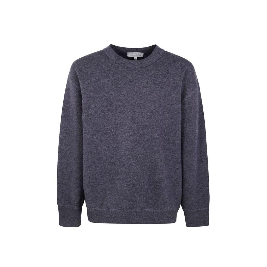 스튜디오니콜슨 스튜디오 니콜슨 모레이 크루넥 스웨터 MORAYSN1494 CHARCOALMARL TP962140485