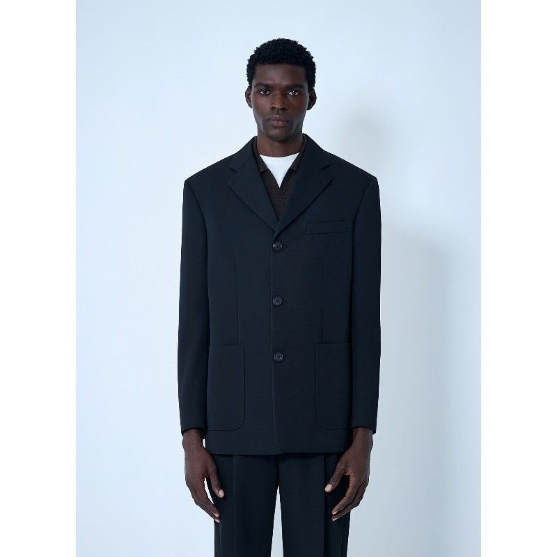 더로우 셀럼 울 블레이저 1080 W4081 BLK